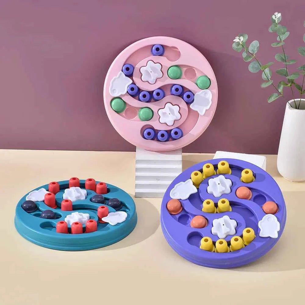 Dog Puzzle Toys Slow Feeder Interactive Increase Puppy IQ Food Dispenser Slowly Eating NonSlip Bowl Pet Cat Dogs Training Game - Needora