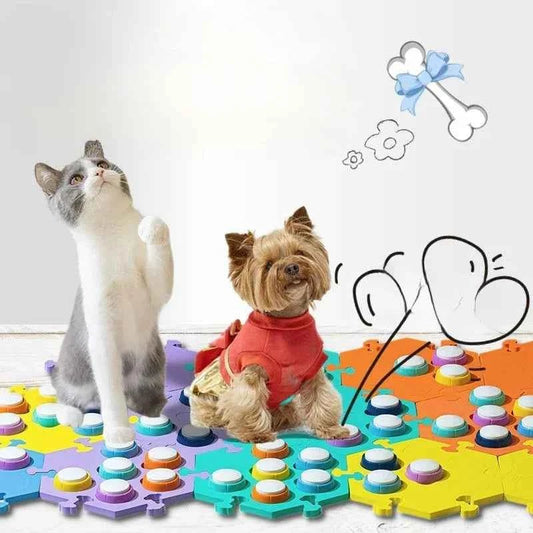 Dog Talk Button Pet Communication Buttons Cat Voice Recorder Training Ringing Voices Clickers - Needora