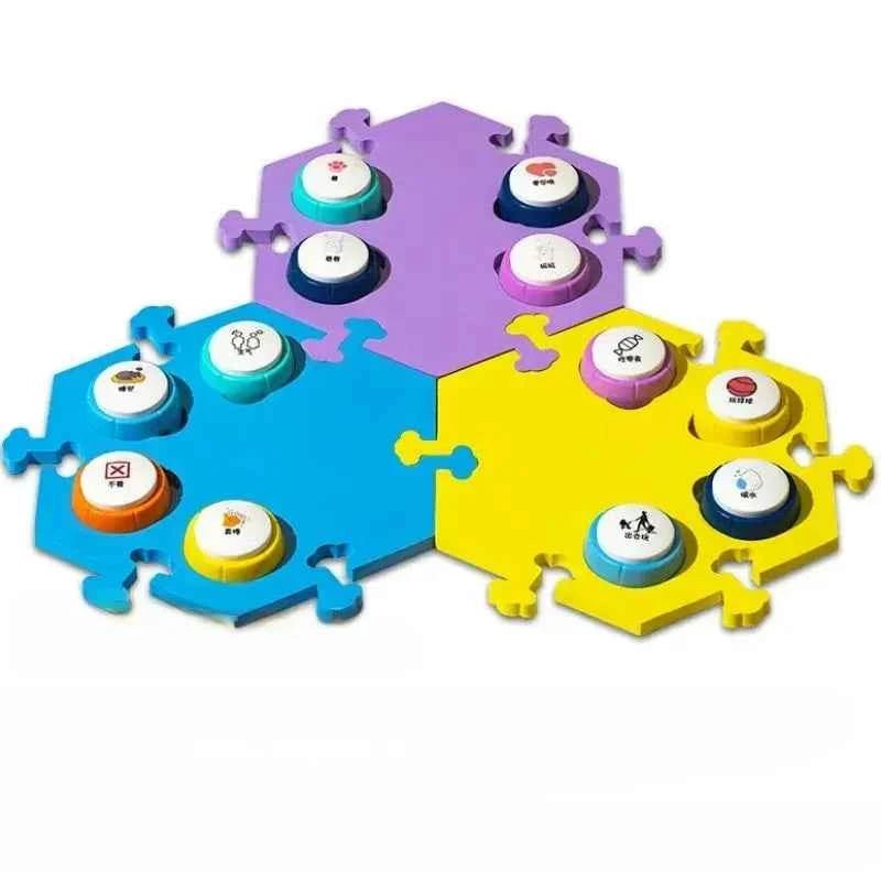 Dog Talk Button Pet Communication Buttons Cat Voice Recorder Training Ringing Voices Clickers - Needora