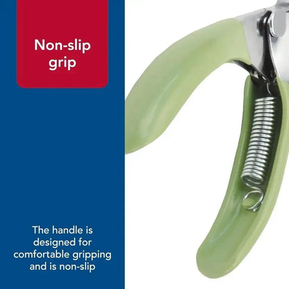 Double-Bladed Guillotine Style Dog Nail Trimmers - Owner-Friendly Vinyl Grip - Medium to Large Dogs - Large (5 L x 3 W) - Needora