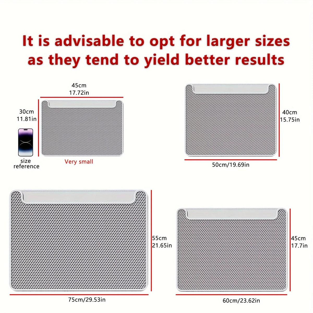 Double Layer Cat Litter Mat – close-up detail view
