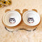 Mickey double bowl rack / Miss Cat