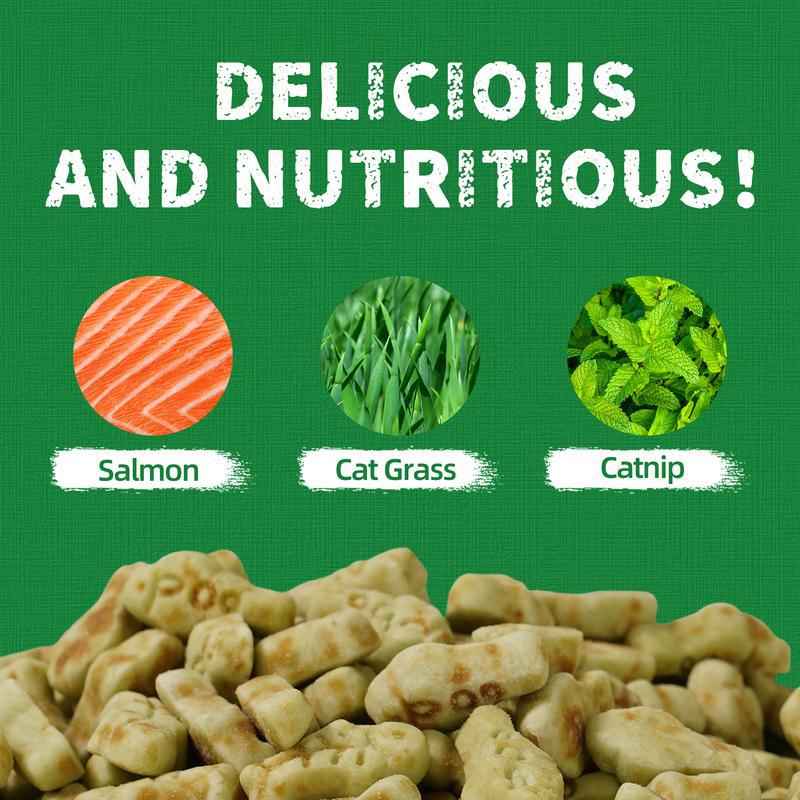 Feline Grass Treats – Organic Mint & Barley, Catnip Flavor