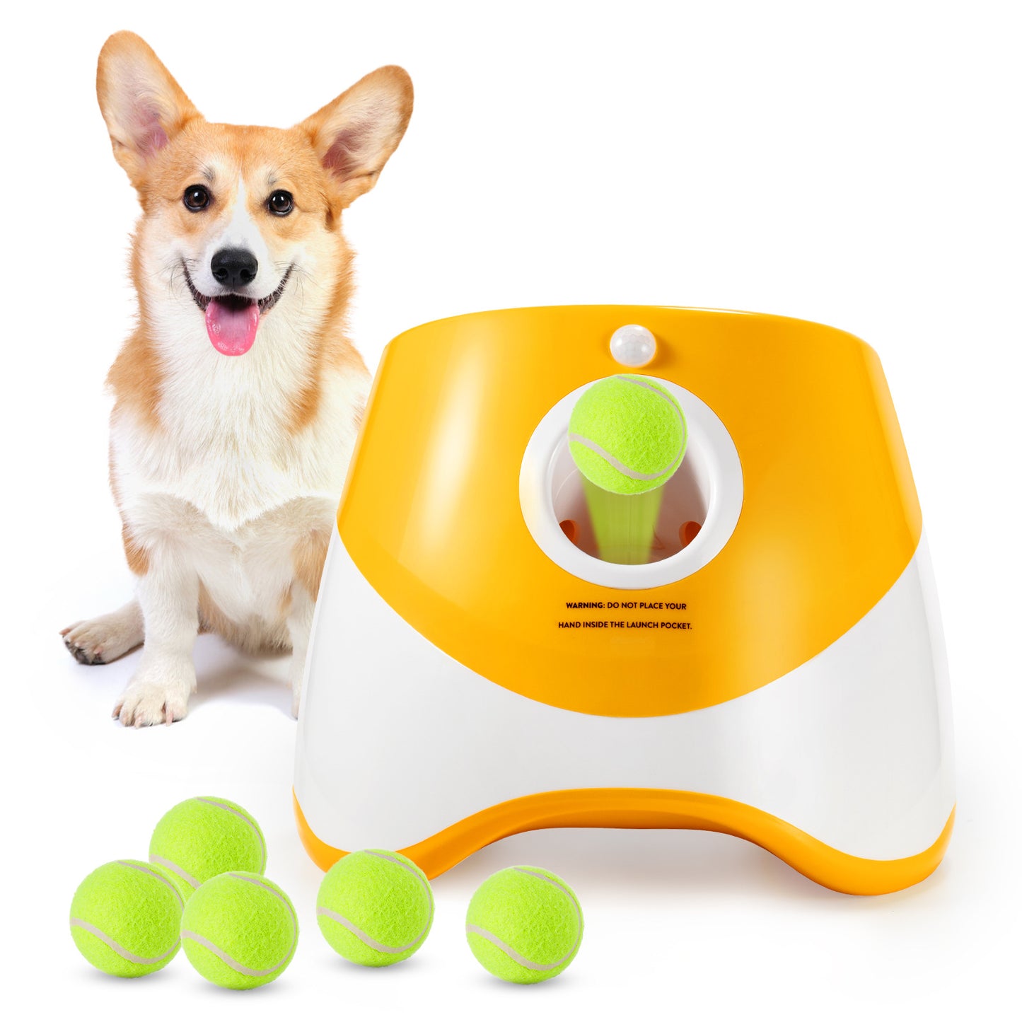 Automatic Ball‑Throwing Dog Toy – Pinball Launcher & Walking Companion