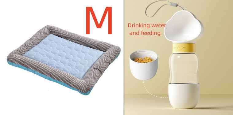 Pet Cooling Pad Ice‑Silk Dog Cat Bed Soft Breathable Summer Cool Mat Blanket