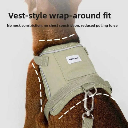 Escape Proof Cat Harness Vest with GPS Pocket, Breathable Lightweight Reflective, 130cm Leash for Walking, cat accessories - Needora