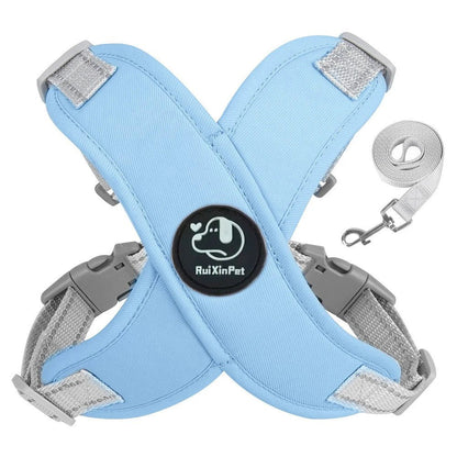 Escape Proof Cat Harness Vest with Leash Soft Padded Kitten Puppy Chest Strap for Indoor Outdoor Safety Reflective Pet Harness - Needora