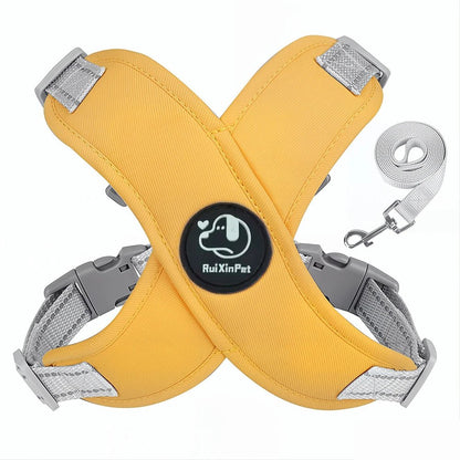 Escape Proof Cat Harness Vest with Leash Soft Padded Kitten Puppy Chest Strap for Indoor Outdoor Safety Reflective Pet Harness - Needora