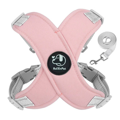 Escape Proof Cat Harness Vest with Leash Soft Padded Kitten Puppy Chest Strap for Indoor Outdoor Safety Reflective Pet Harness - Needora