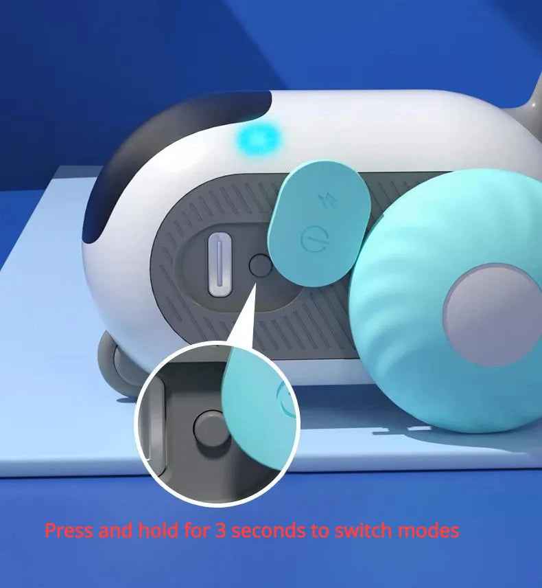 Remote Control Cat Car Toy USB Automatic Self‑Moving Smart Chasing Pet Vehicle