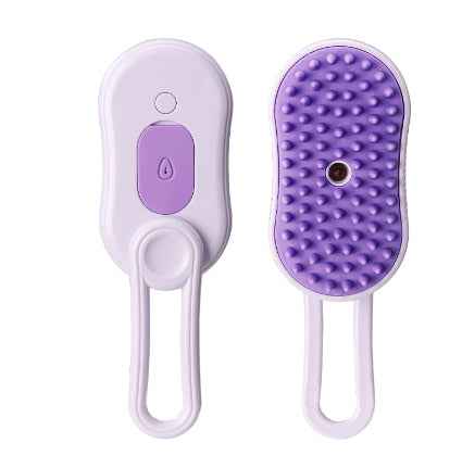 3‑in‑1 Cat Steam Brush Electric Pet Grooming Comb Hair Removal Massage Tool