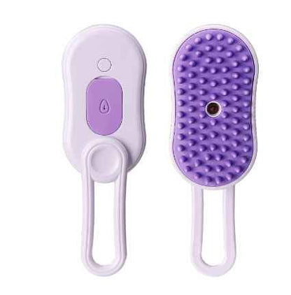 3‑in‑1 Cat Steam Brush Electric Pet Grooming Comb Hair Removal Massage Tool
