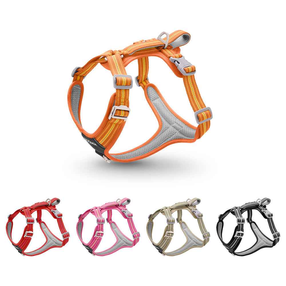Outdoor Reflective Pet Harness Wear‑Resistant Adjustable Dog Cat Safety Vest