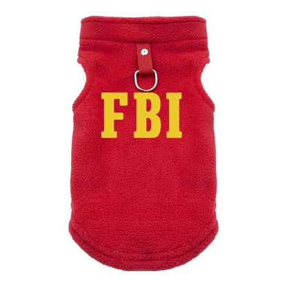 FBI Soft Dog Clothes Vest Warm Puppy Dogs Vest Cloak Pet Winter Clothing Jacket Coat Small Medium Dogs Outfit Chihuahua S-XL - Needora