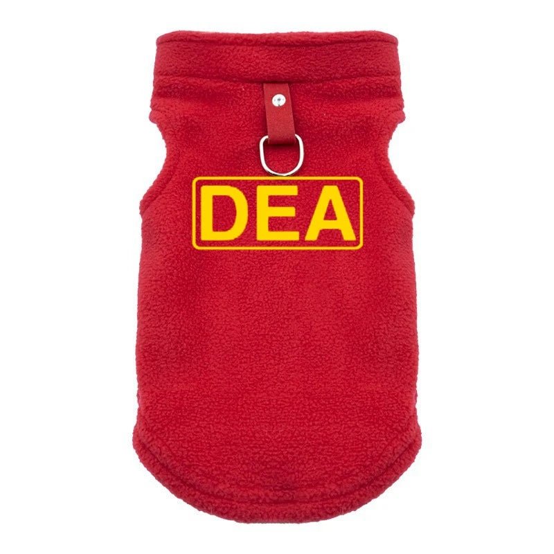 FBI Soft Dog Clothes Vest Warm Puppy Dogs Vest Cloak Pet Winter Clothing Jacket Coat Small Medium Dogs Outfit Chihuahua S-XL - Needora