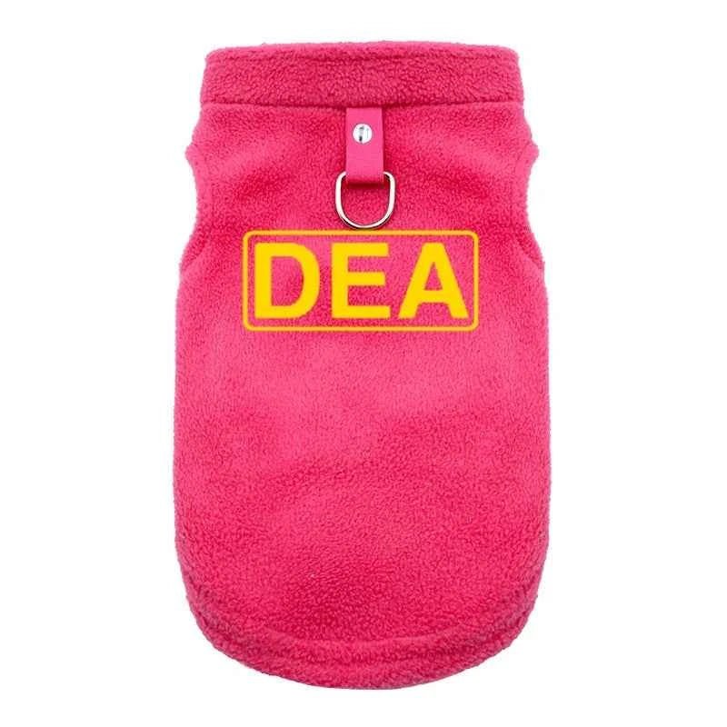 FBI Soft Dog Clothes Vest Warm Puppy Dogs Vest Cloak Pet Winter Clothing Jacket Coat Small Medium Dogs Outfit Chihuahua S-XL - Needora