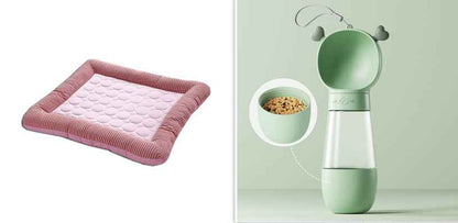 Pet Cooling Pad Ice‑Silk Dog Cat Bed Soft Breathable Summer Cool Mat Blanket