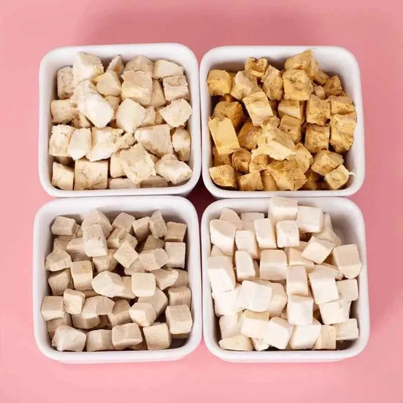 Freeze-Dried Chicken & Duck Pet Treats High-Protein Cat & Dog Snacks - Needora