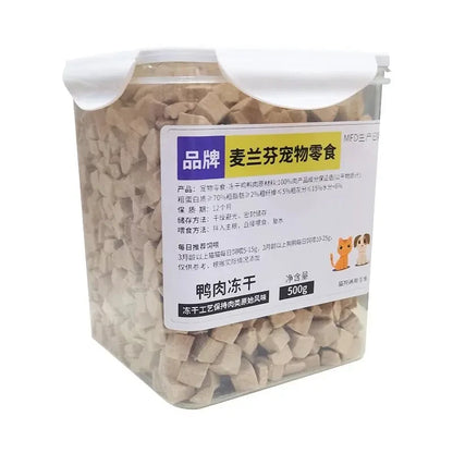 Freeze-Dried Chicken & Duck Pet Treats High-Protein Cat & Dog Snacks - Needora