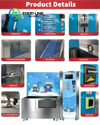 Fully Automatic Dog Washing Machine Customizable Commercial Pet Grooming Equipment Export Quality - Needora
