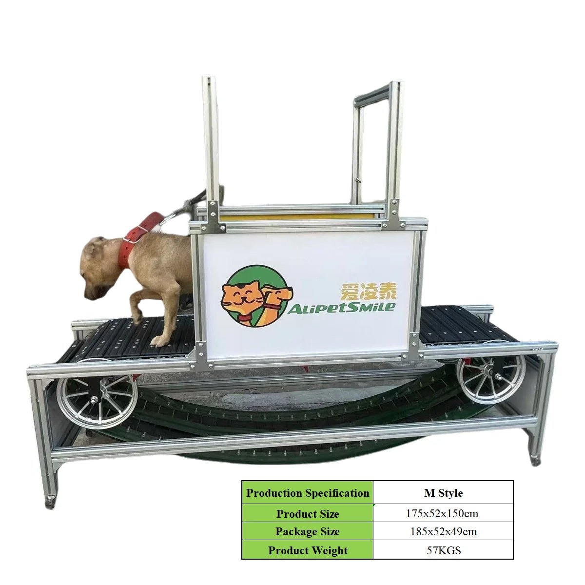 high quality aluminum Dog Walking Machine Pet Training treadmill aluminum dog Treadmill for large dogs - Needora