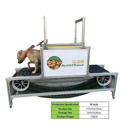 high quality aluminum Dog Walking Machine Pet Training treadmill aluminum dog Treadmill for large dogs - Needora