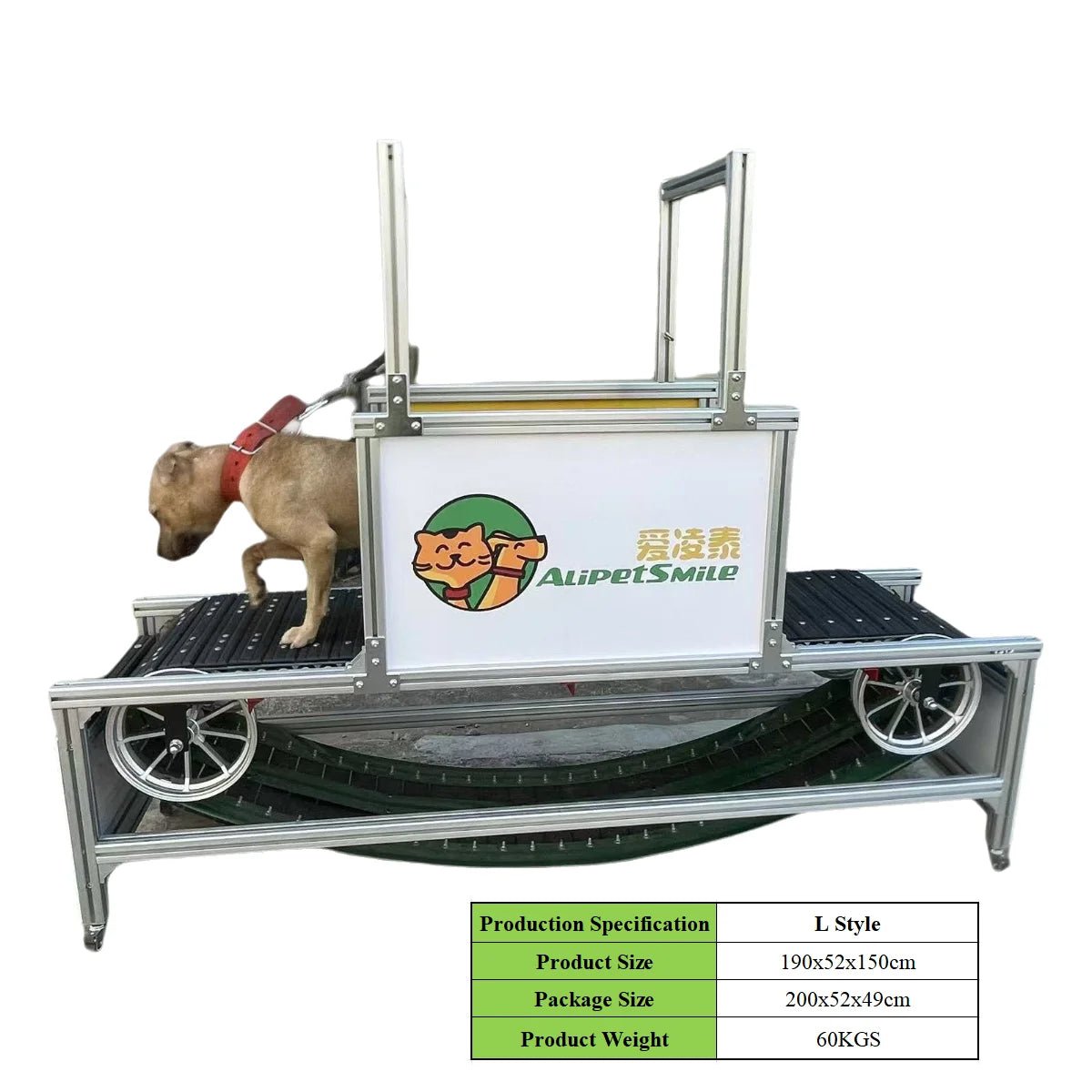high quality aluminum Dog Walking Machine Pet Training treadmill aluminum dog Treadmill for large dogs - Needora
