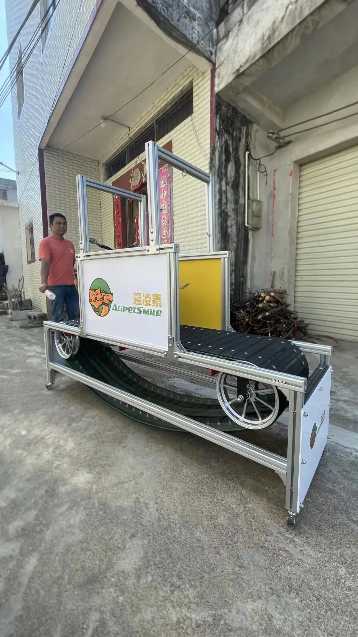 high quality aluminum Dog Walking Machine Pet Training treadmill aluminum dog Treadmill for large dogs - Needora