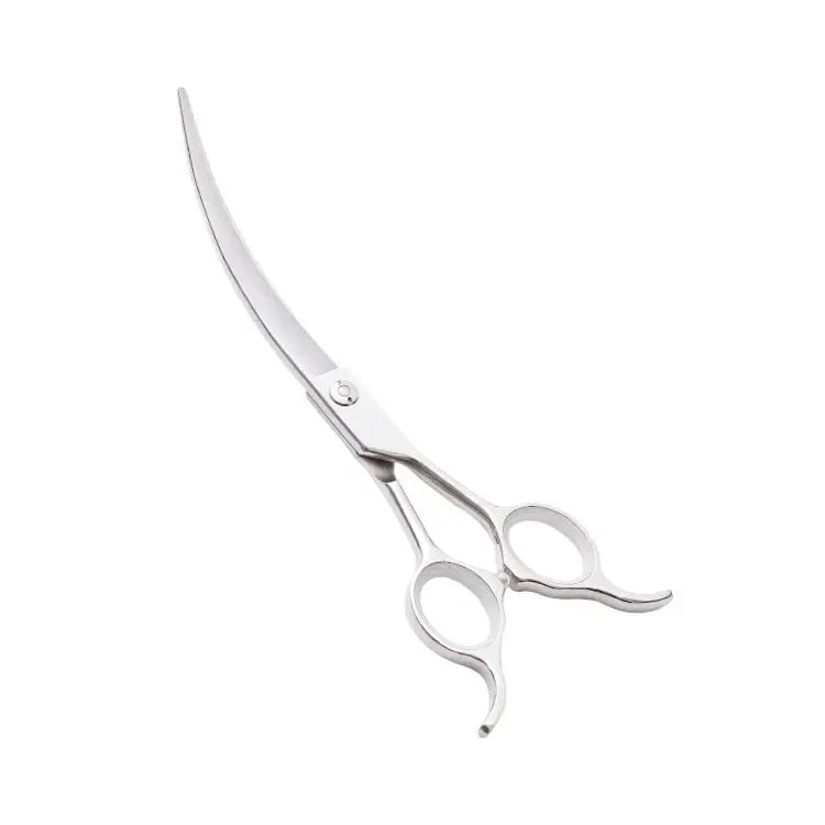 HUASIS 7 Inch New Fashion SUS440C Professional Pet Grooming Super Curved Scissors - Needora