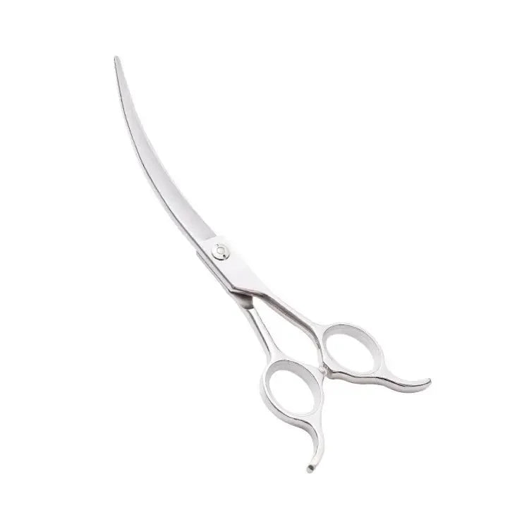 HUASIS 7 Inch New Fashion SUS440C Professional Pet Grooming Super Curved Scissors - Needora