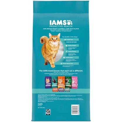 IAMS Proactive Health Adult Dry Cat Food with Salmon, Natural Ingredients & Omega-3, 7 lb Bag - Needora