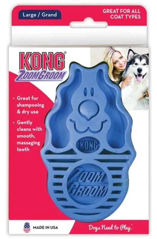 KONG Dog ZoomGroom Multi-Use Brush - Needora