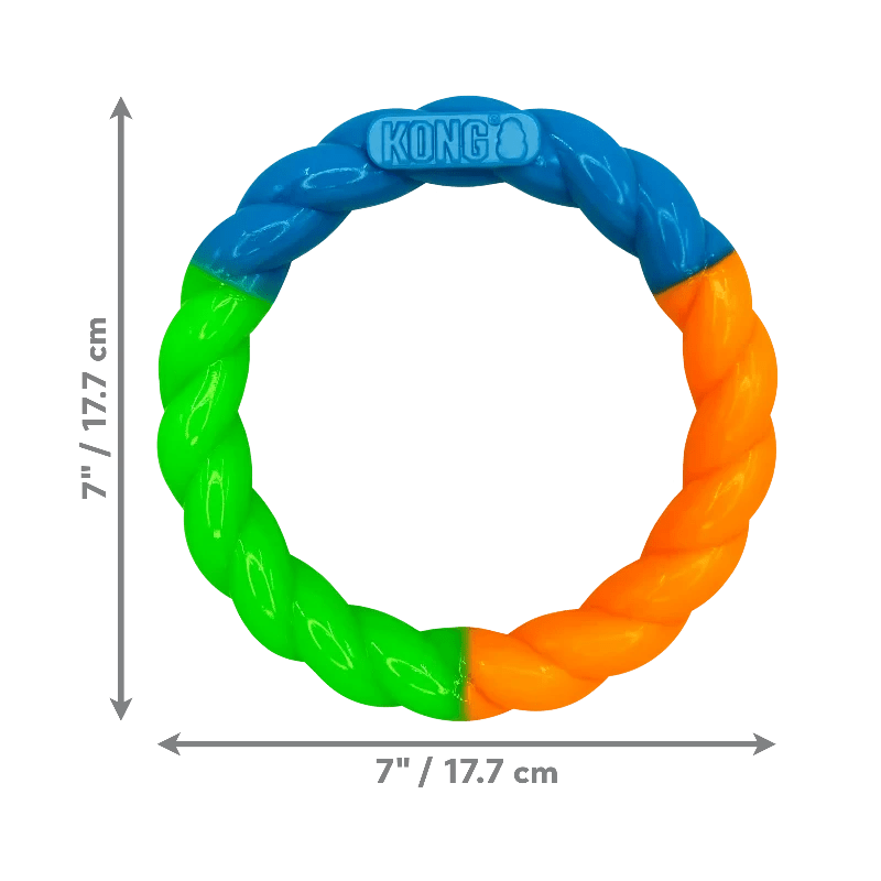 KONG Twistz High-Viz Ring S Size - Needora