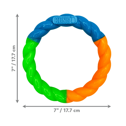 KONG Twistz High-Viz Ring S Size - Needora