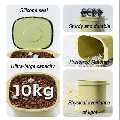 Pet Food Storage Container Vacuum – side view