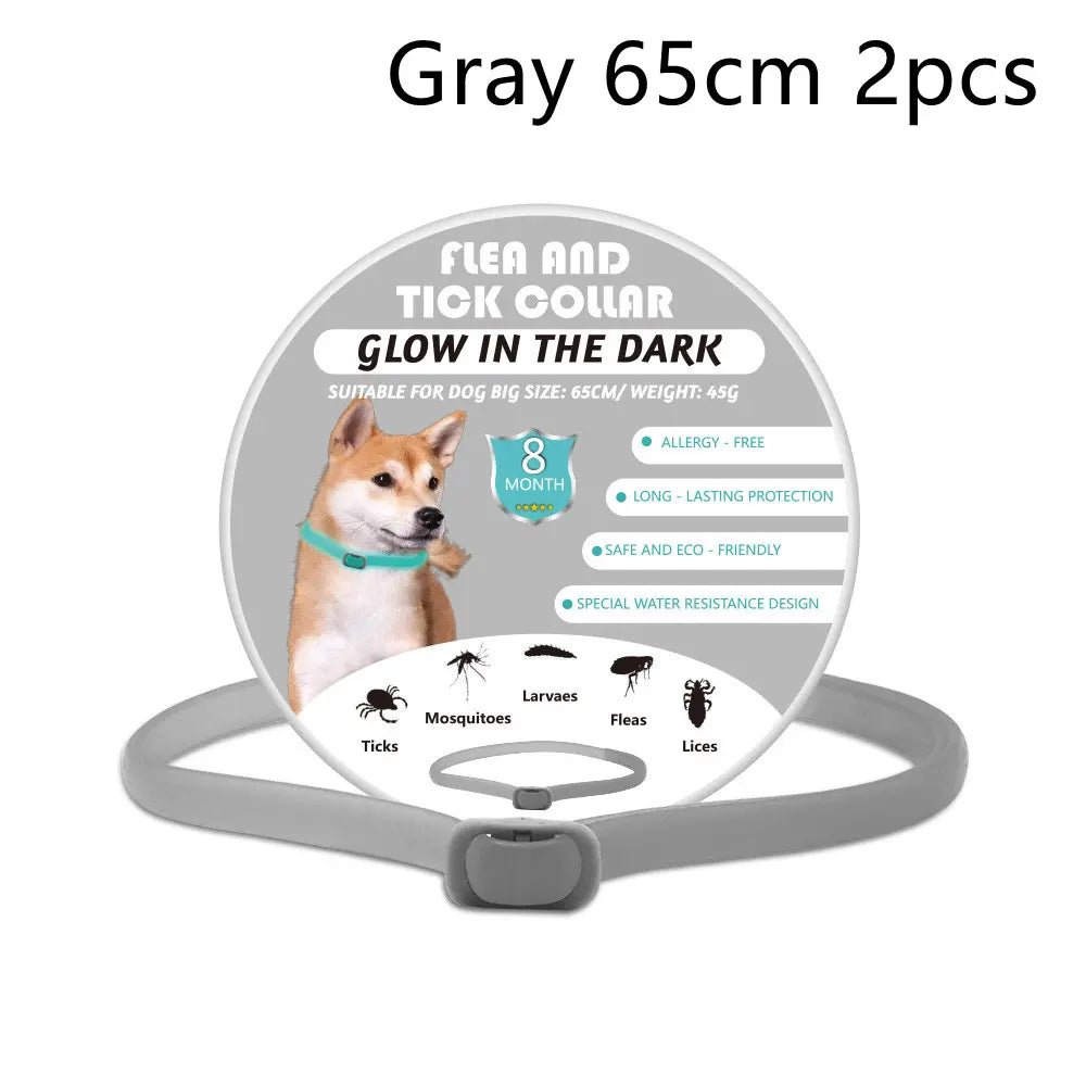 LED Luminous Pet Collar Insect Repellent – top view