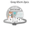 Gray 65cm 2pcs