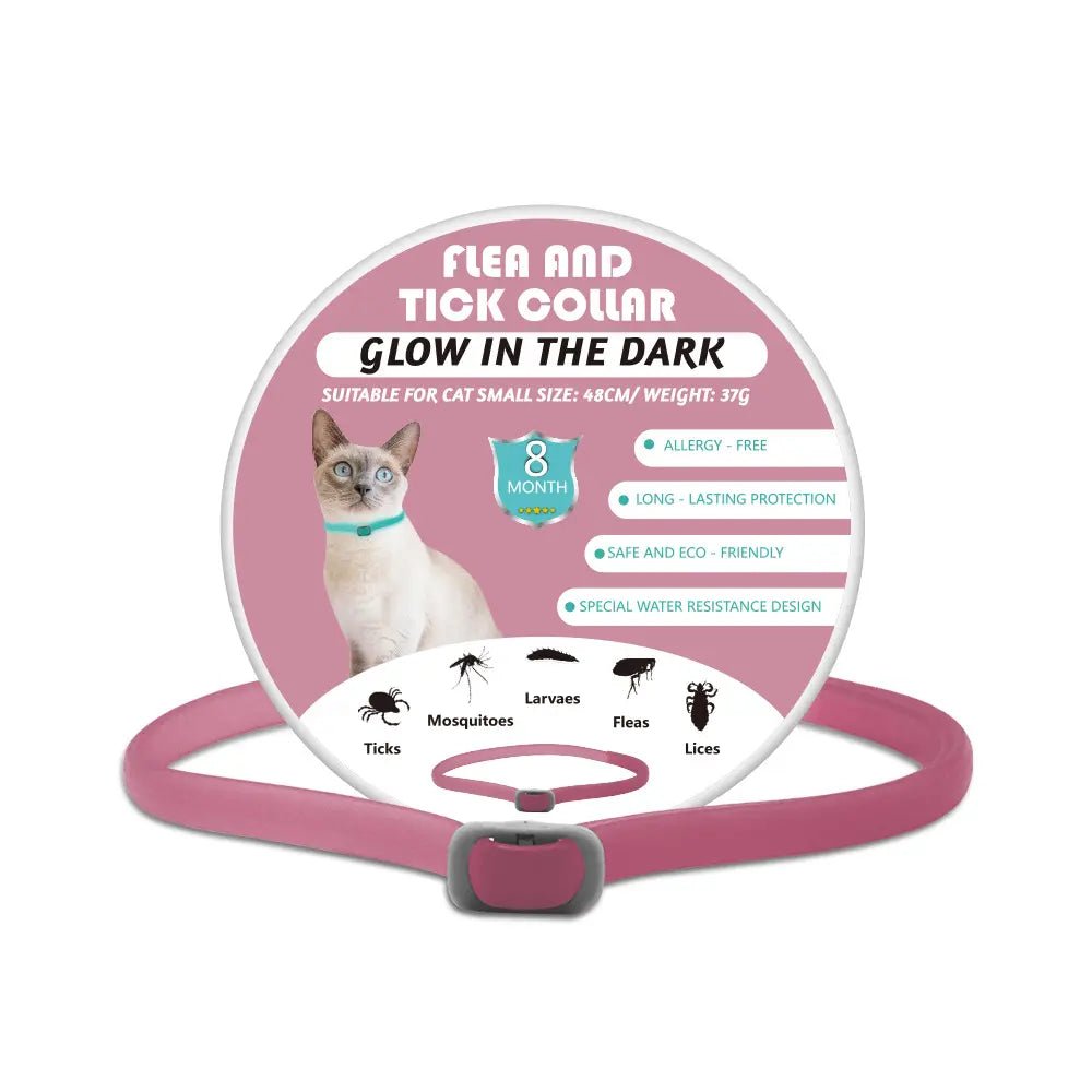 LED Luminous Pet Collar Insect Repellent – front angle view