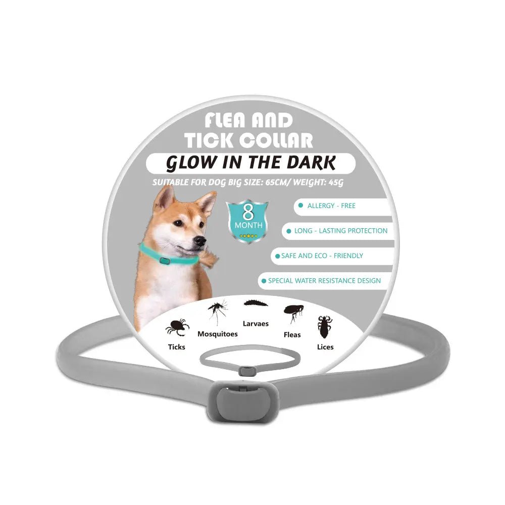 LED Luminous Pet Collar Insect Repellent – controls close-up