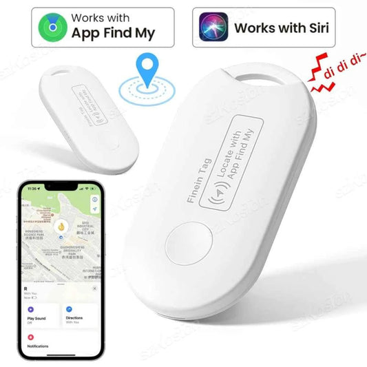 Mini GPS Tracker Works with iOS Find My APP MFI Smart Tag Key Finder Anti Lose Global Locator for Wallet Car Luggage Pet Tag - Needora