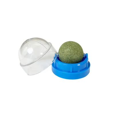 Natural Catnip Cat Wall Stick-on Ball Toy Scratchers Treats Healthy Natural Removes Balls to Promote Digestion Cat Grass Snack - Needora
