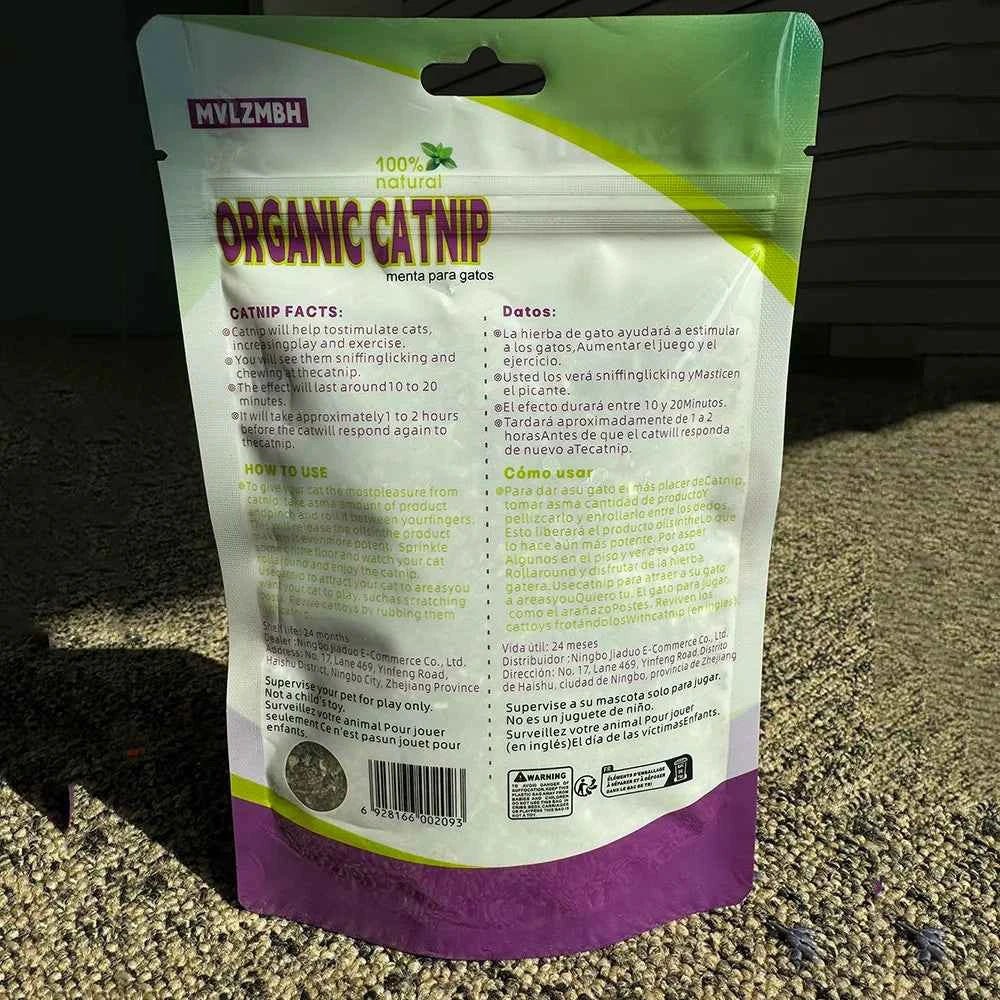 Organic 100% Natural High Quality Catnip Cattle Grass Mint Taste Funny Cat Toy New Cat Toy Interactive Cat Toys Pet Supplies - Needora