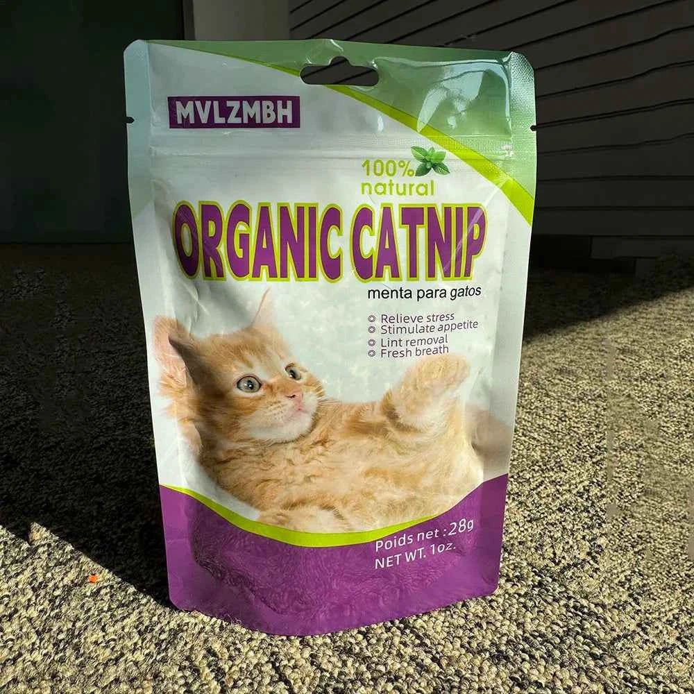 Organic 100% Natural High Quality Catnip Cattle Grass Mint Taste Funny Cat Toy New Cat Toy Interactive Cat Toys Pet Supplies - Needora
