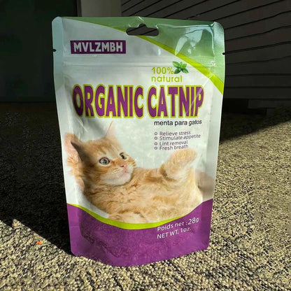 Organic 100% Natural High Quality Catnip Cattle Grass Mint Taste Funny Cat Toy New Cat Toy Interactive Cat Toys Pet Supplies - Needora