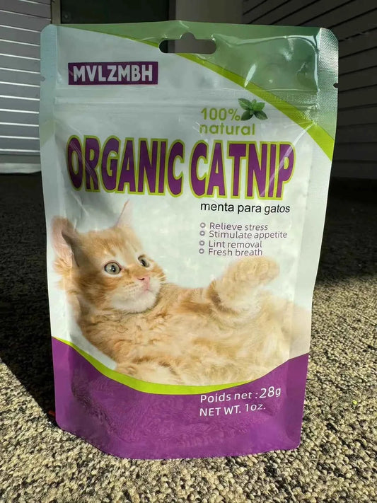 Organic 100% Natural High Quality Catnip Cattle Grass Mint Taste Funny Cat Toy New Cat Toy Interactive Cat Toys Pet Supplies - Needora