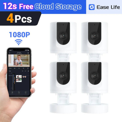Pet Camera ,Security Camera Indoor,Pet Camera with Phone App, ,Security Camera Indoor，Foldable Baby Camera for Home Security - Needora