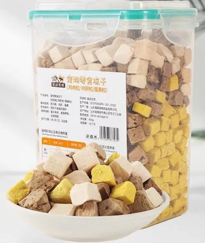 Pet Snacks 500g Chicken Grain Mixed Food Training Interactive Cat Dog Snacks - Needora