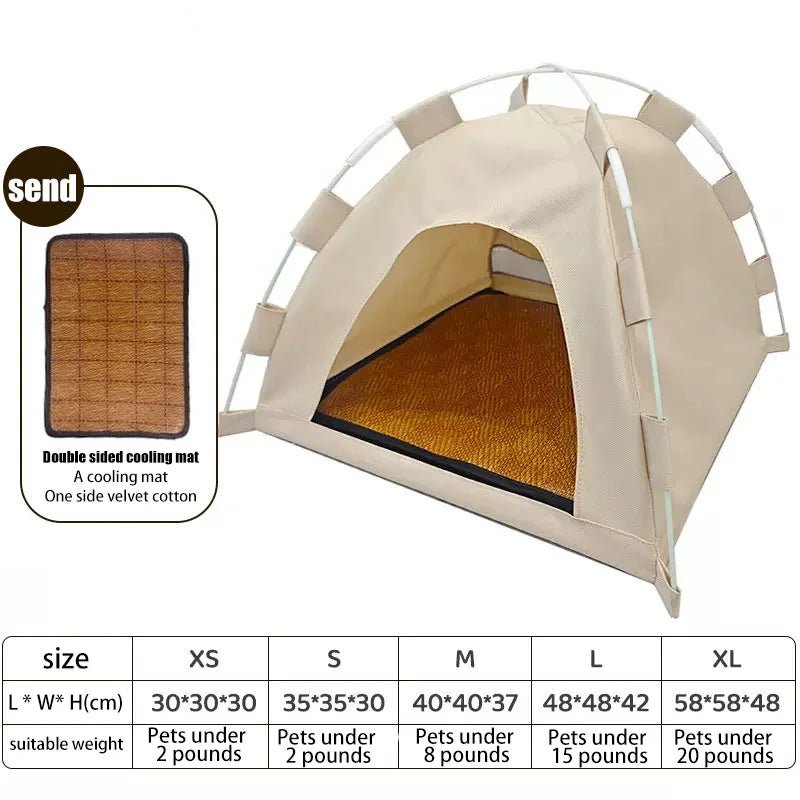 Pet Tent Bed Cats House Supplies Products Accessories Warm Cushions Furniture Sofa Basket Beds Winter Clamshell Kitten Tents Cat - Needora