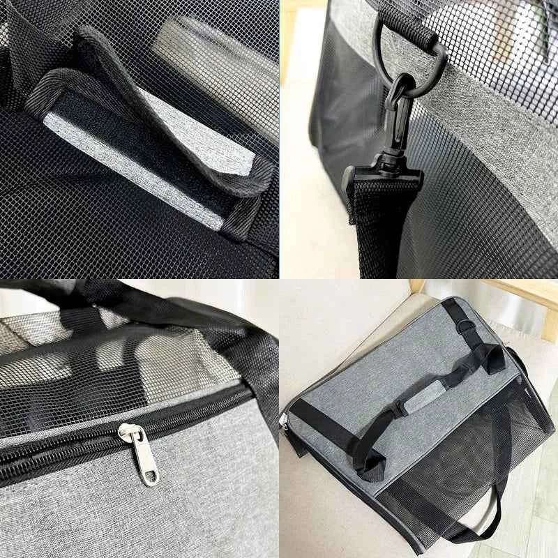 Pet Travel Bag, Airline Approved Luggage Bag, Pet Travel Carry Bag Suitable for Small Dogs, Cats and Puppies, Small Animals - Needora