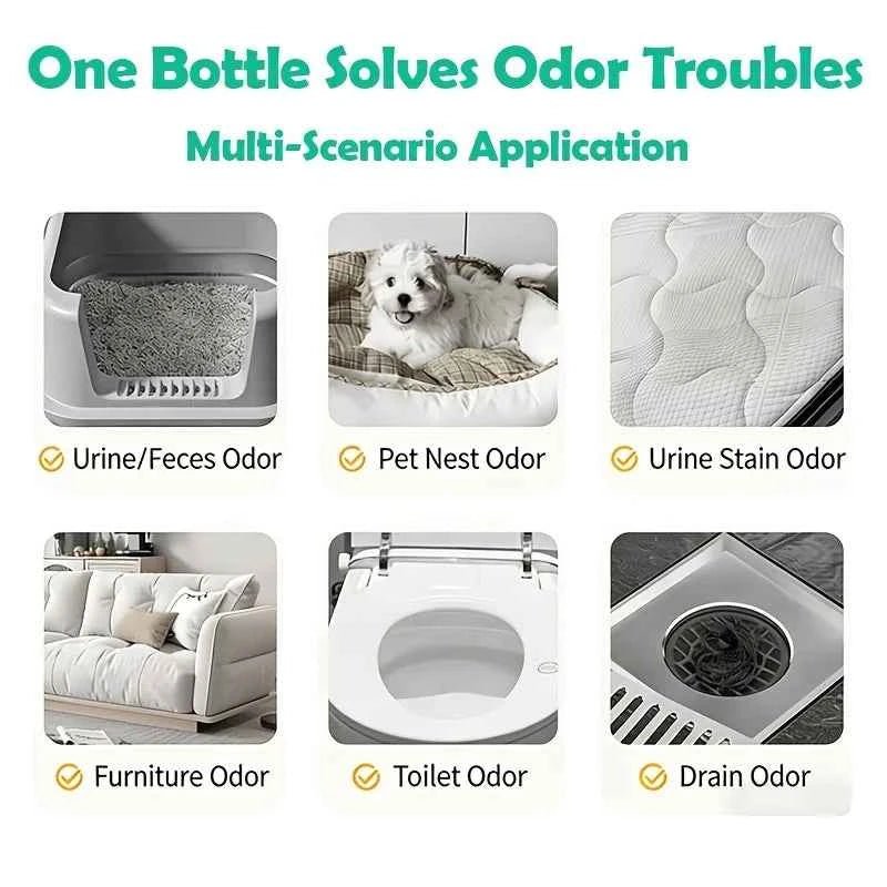 Pet Urine Odor Remover Spray-Heavy-Duty Urine Eliminator,Safe for Carpets,Floors & Furniture,Suitable for Dogs & Cats - Needora